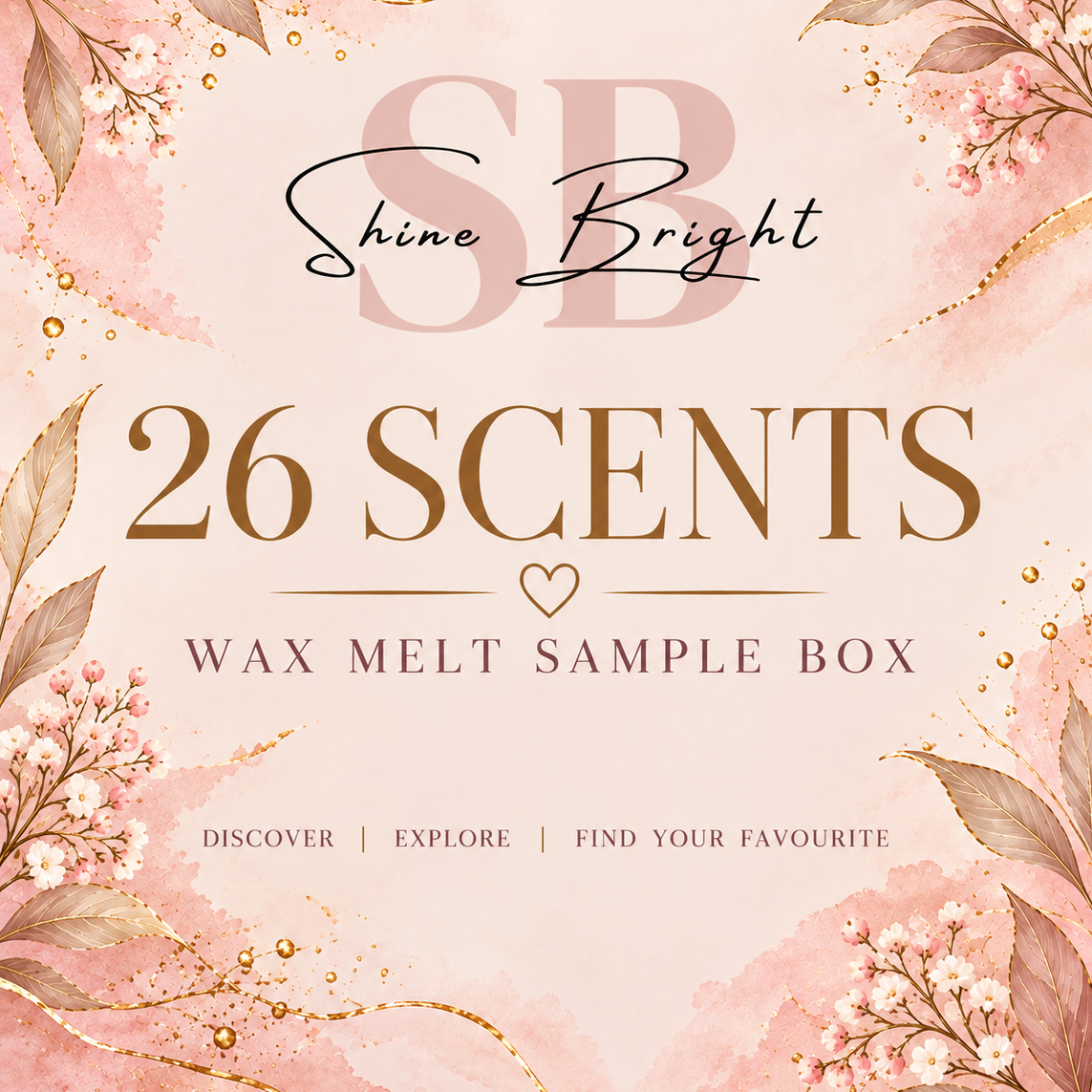 26 Scents | Wax Melt Sample Box