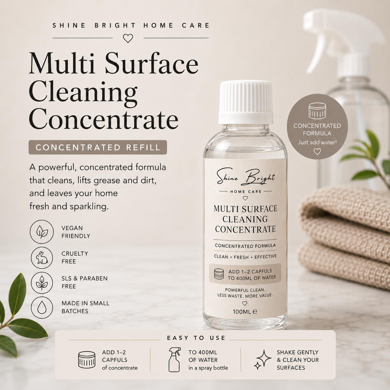 Multi Surface Cleaning Concentrate