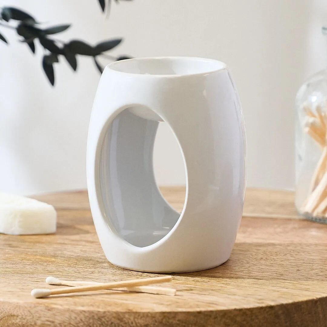 Small Wax Melt Burner - White