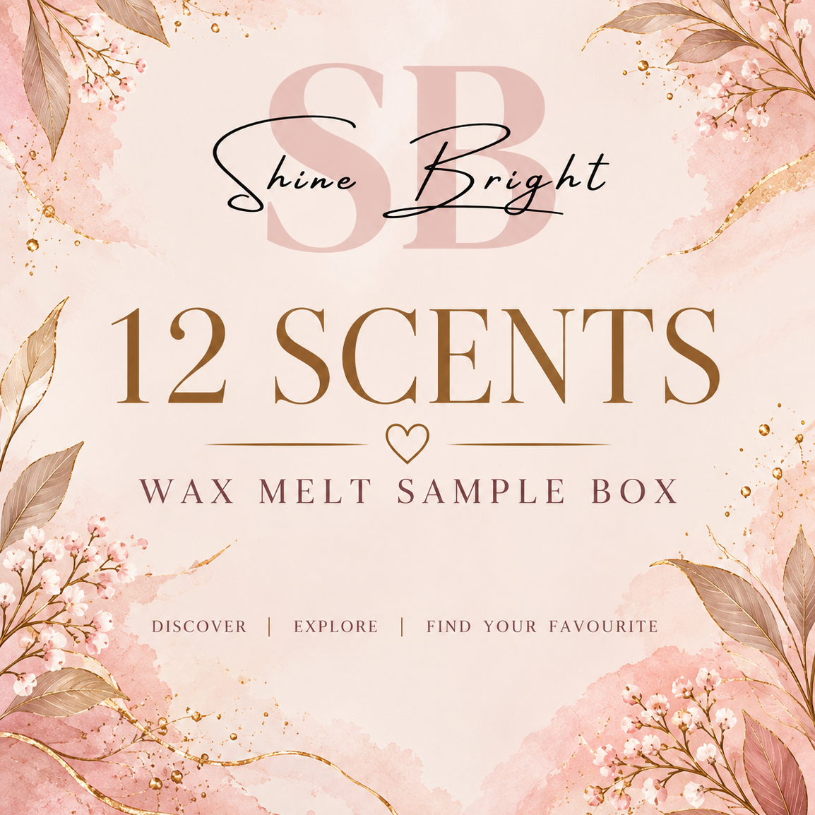 12 Scents | Wax Melt Sample Box