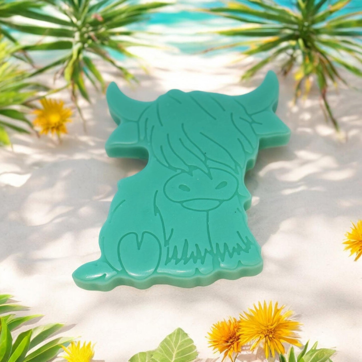 Summer: 'Highland Cow' Wax Melt Shape