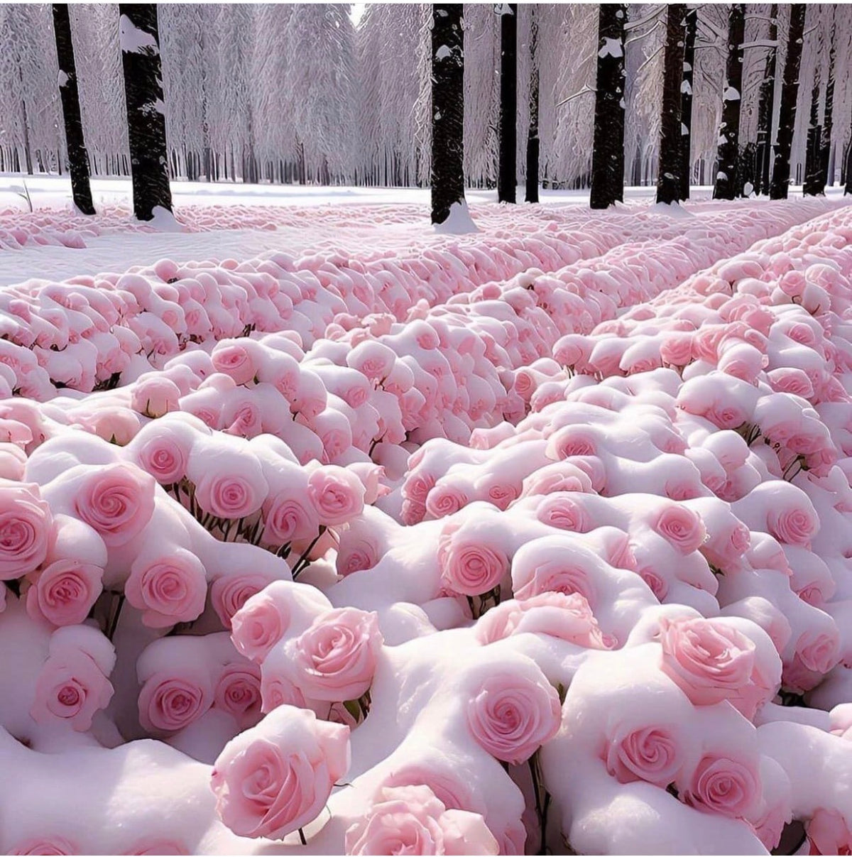Frosted Rose Wonderland | Wax Melt Snap Bar