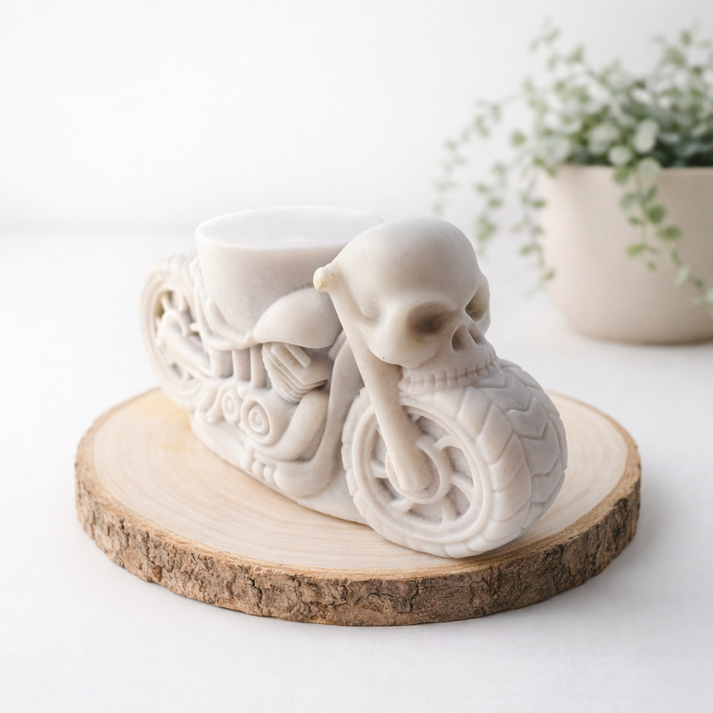 Skull Motorcycle Wax Melt