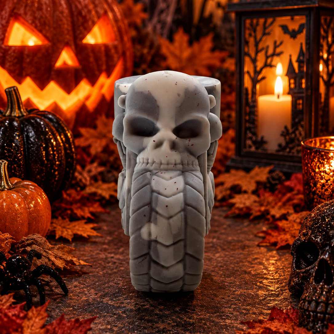 HALLOWEEN: Skull Motorcycle Wax Melt