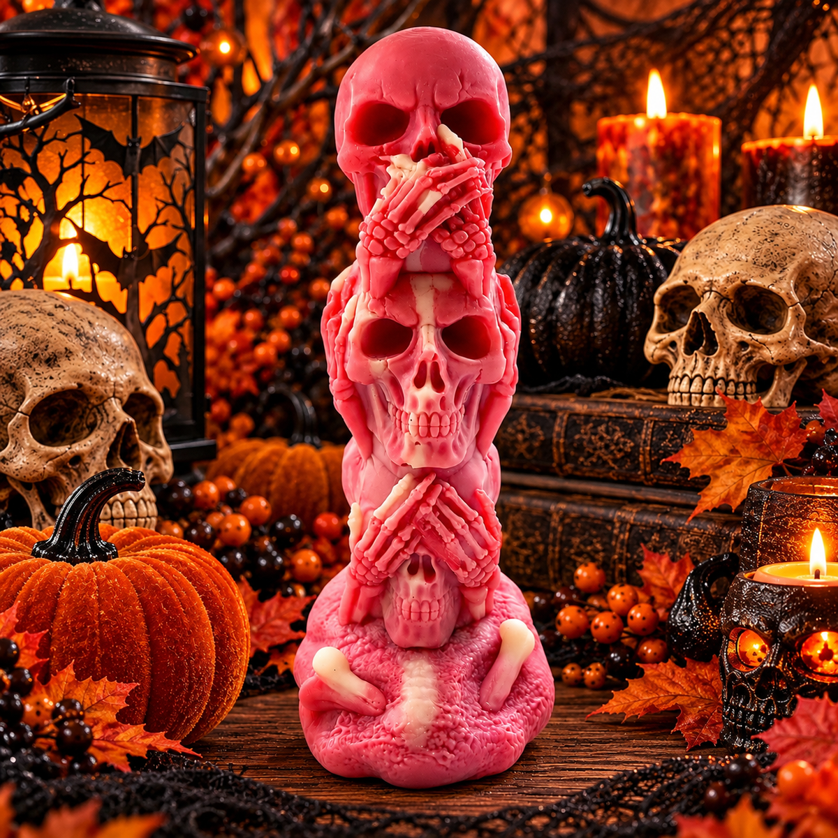 HALLOWEEN: Three Wise Skulls Wax Melt