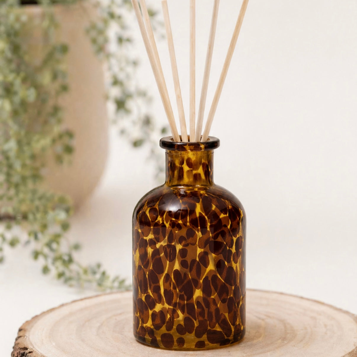 Amber Glass Reed Diffuser Bottle