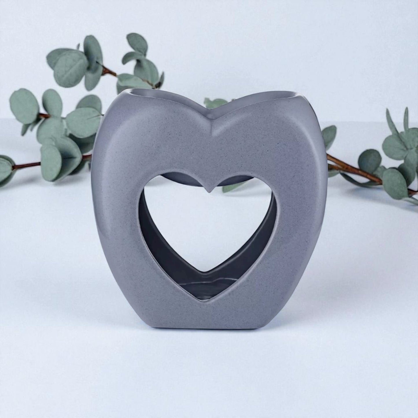 Heart Wax Burner - Grey