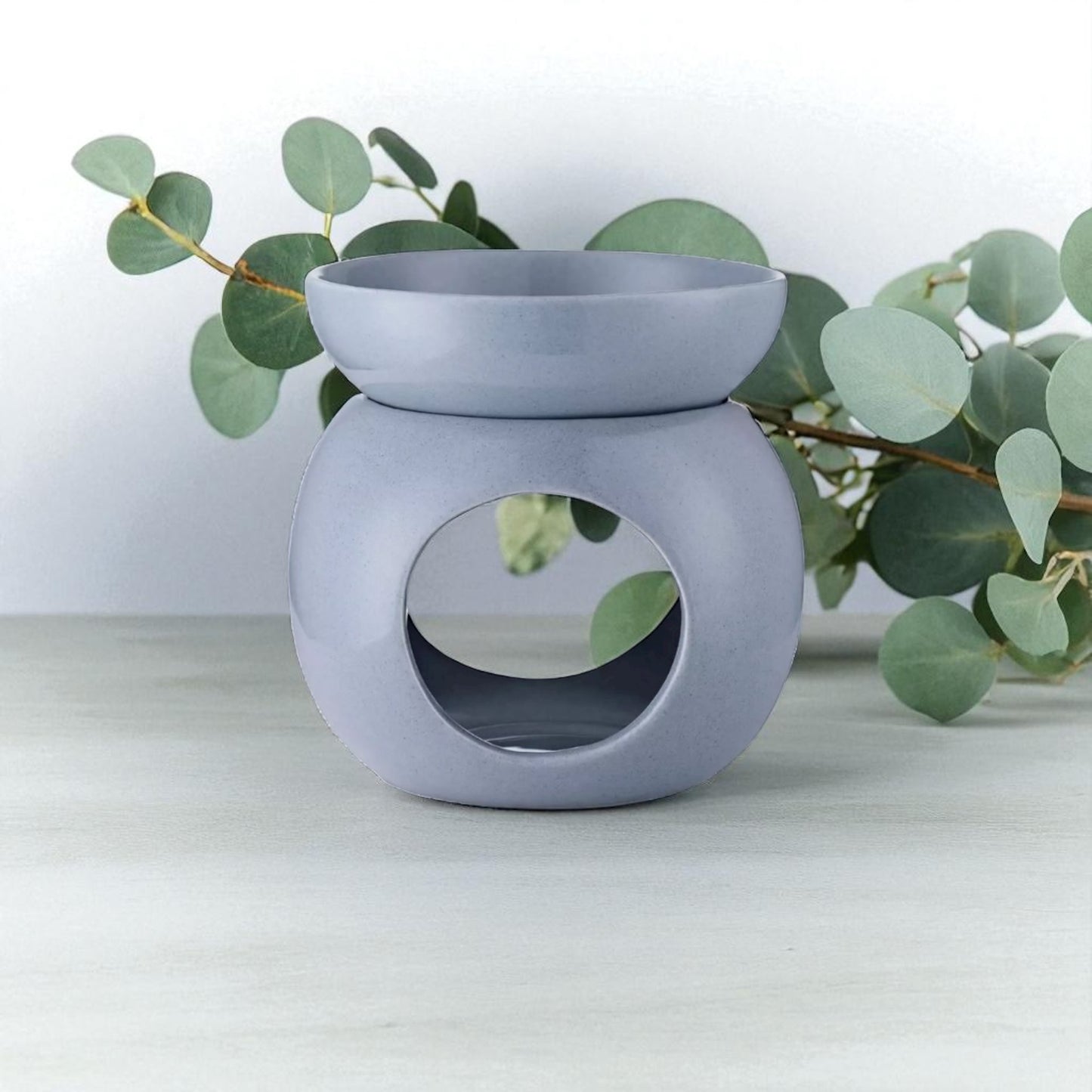 Round Wax Burner - Grey