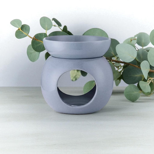 Round Wax Burner - Grey