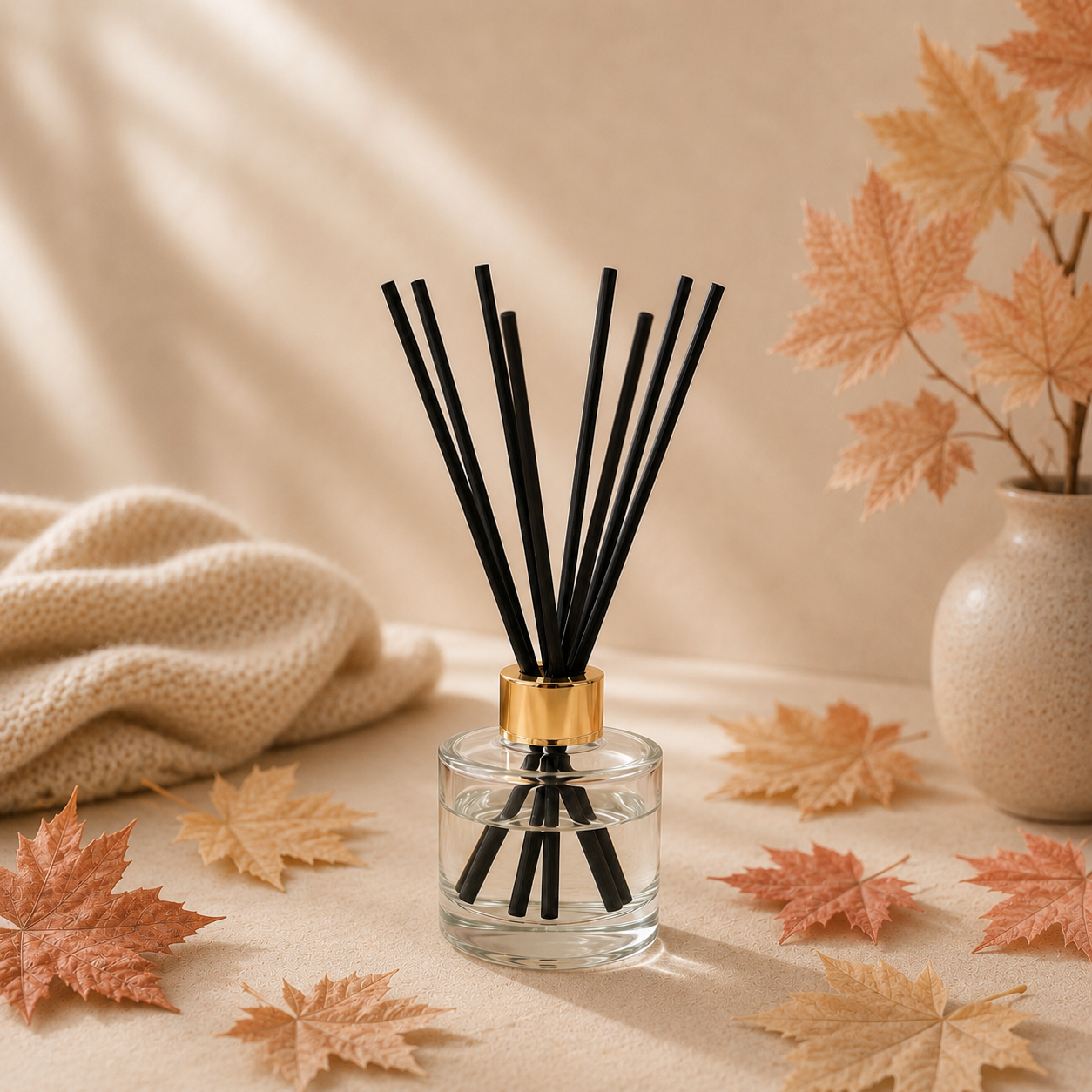 White Musk & Golden Maple | 100ml Reed Diffuser
