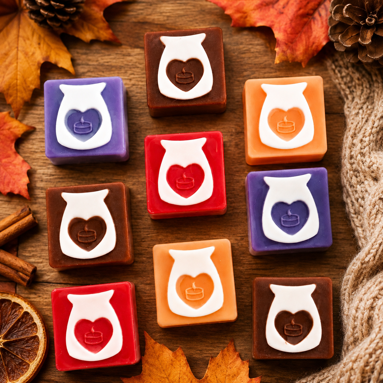 AUTUMN: Wax Melt Burner Blocks