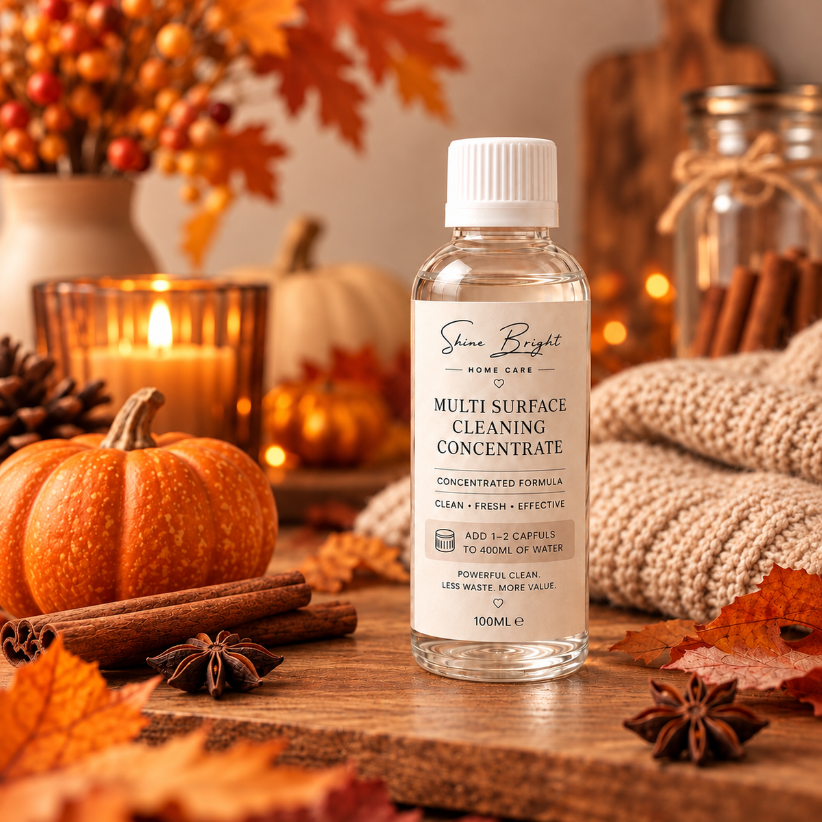 AUTUMN: Pumpkin Spice Multi Surface Cleaning Concentrate