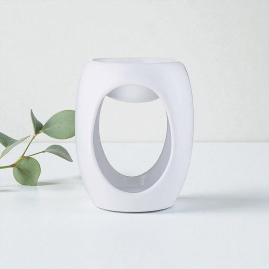 Small Wax Melt Burner - White