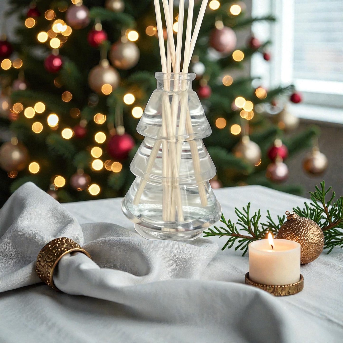 Christmas Tree 100ml Reed Diffuser | 6 Natural Reeds