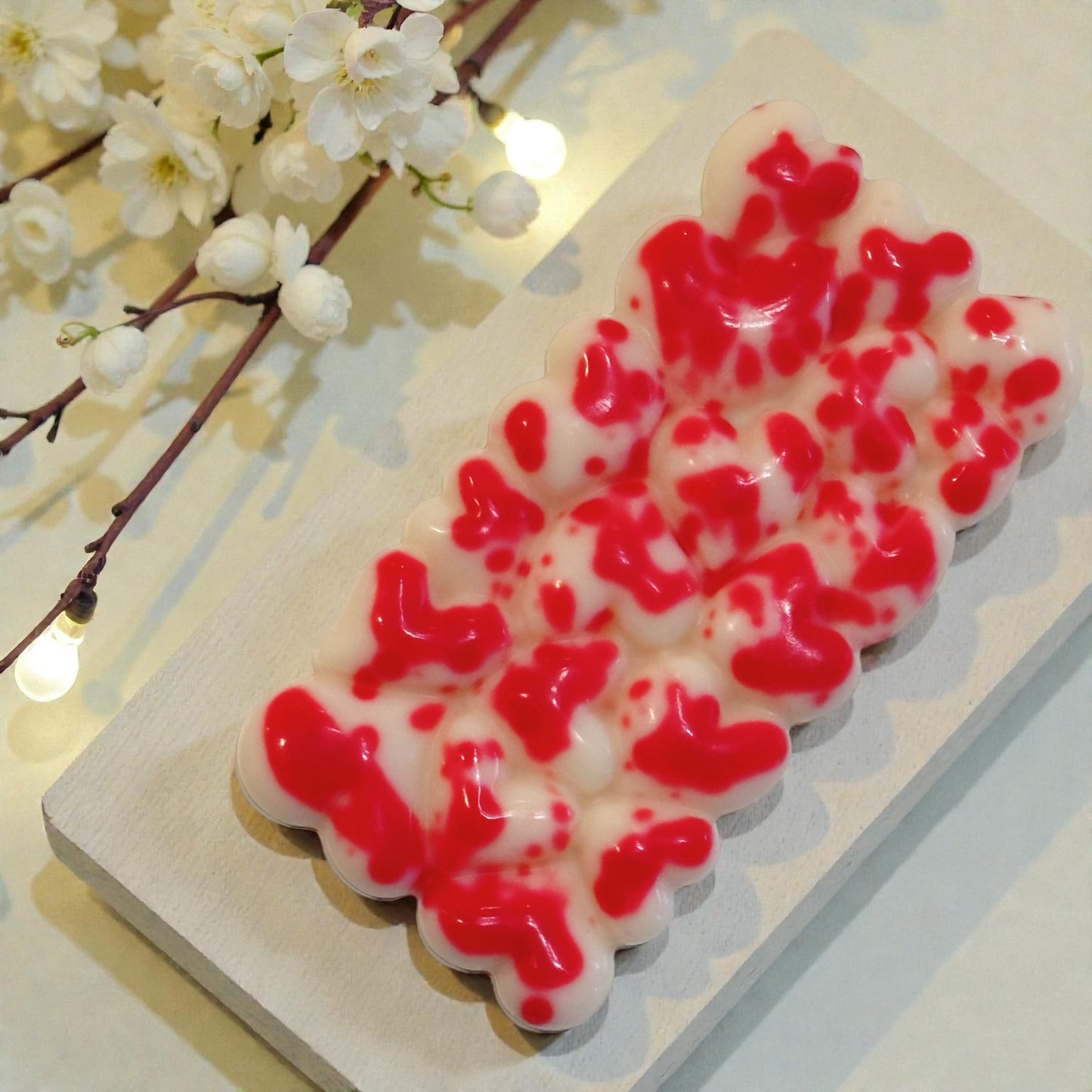 Large Heart Bubble Wax Melt Bar