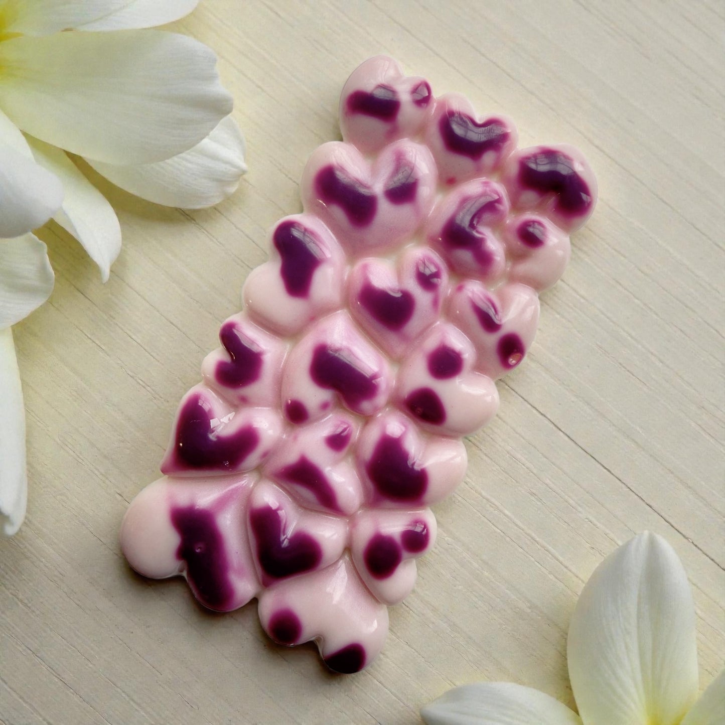 Large Heart Bubble Wax Melt Bar
