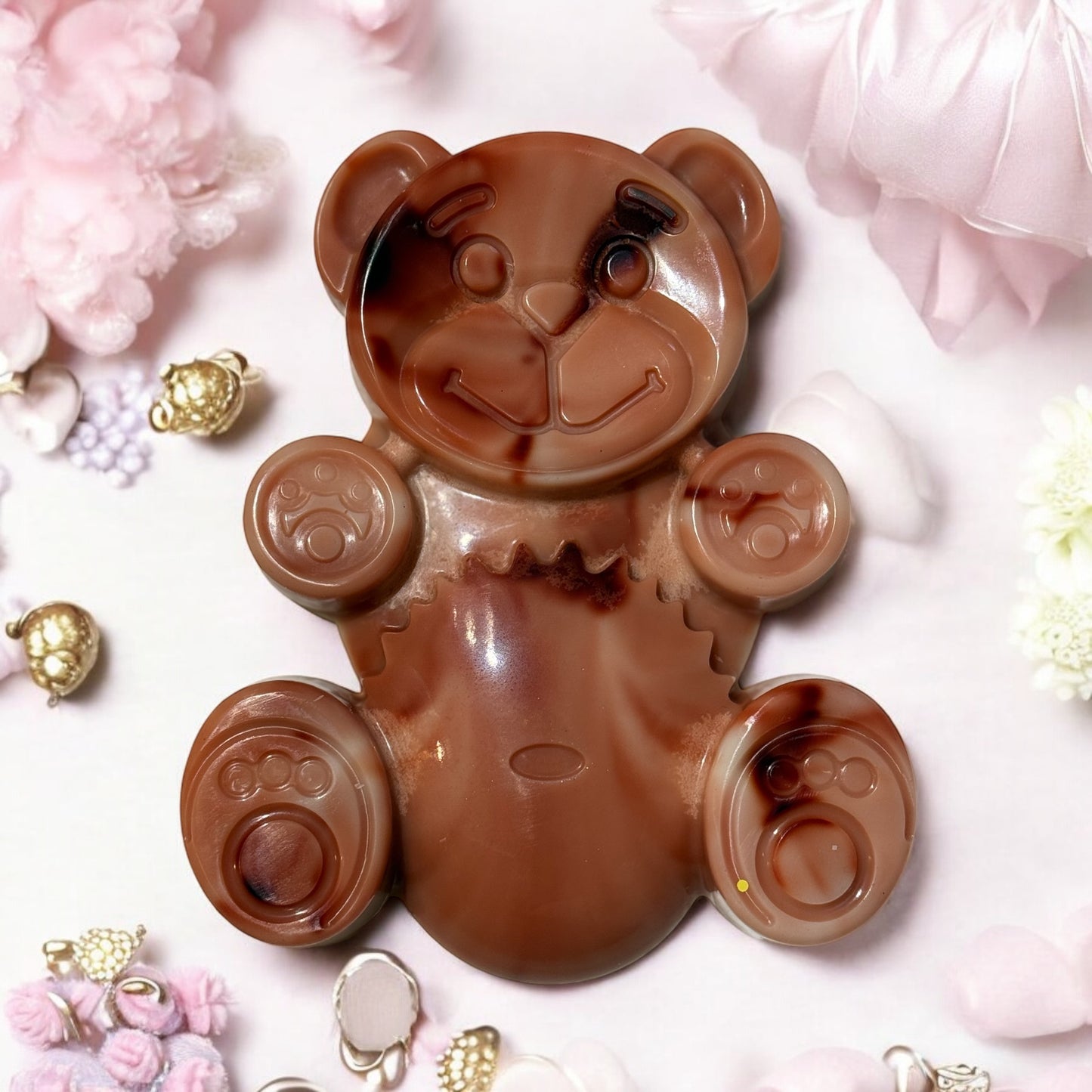 WAXIDENT - Imperfect Large Easter Wax Melt Bear - Carrot Cake